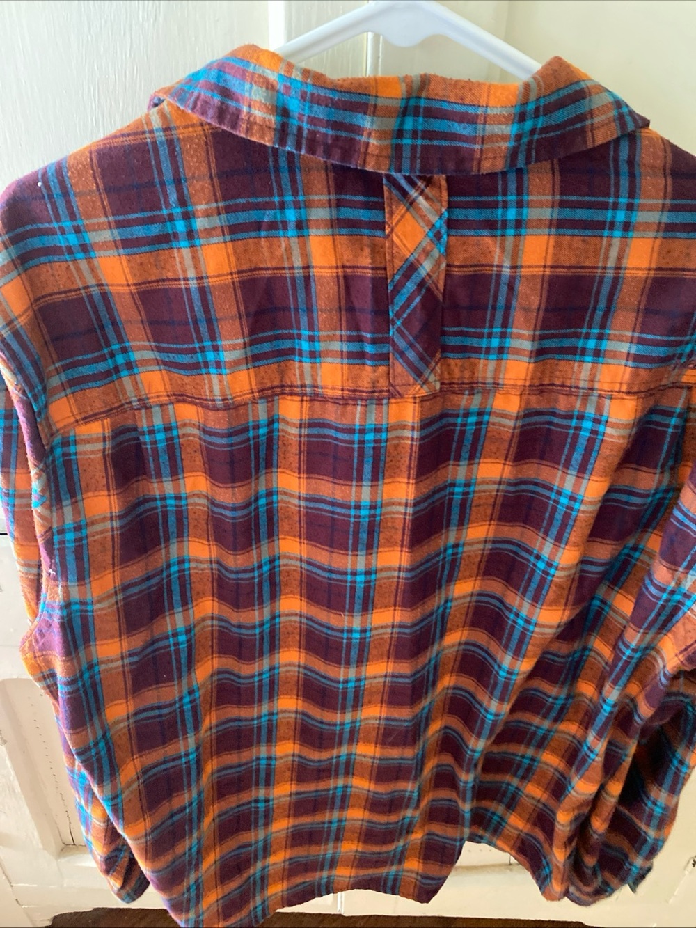 Marmot Orange and Blue Plaid Button-Down Shirt - Men's - Picture 5 of 7